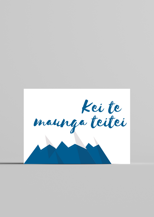 Kei te maunga teitei